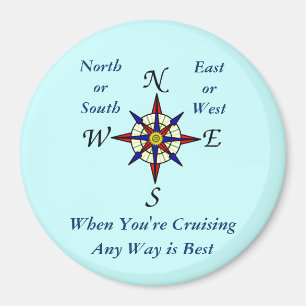 Någon kryssa omkring långt magnet lg