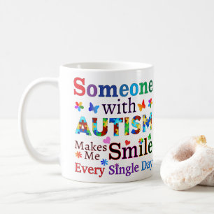 Någon med AUTISM gör mig SMILE Kaffemugg