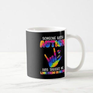 Någon med autism har lärt mig ASL:s medvetenhet om Kaffemugg