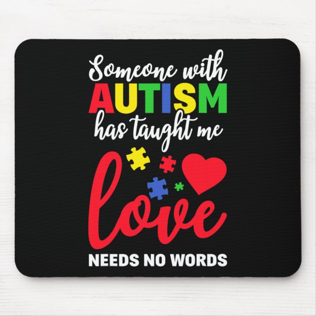 Någon med autism lärde mig att kärlek inte behöver musmatta (Framsidan)