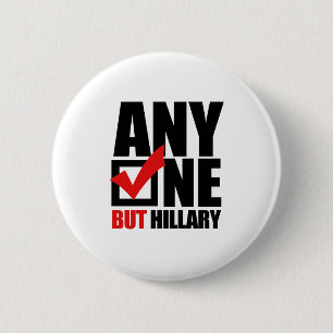 Någon men Hillary Clinton Knapp