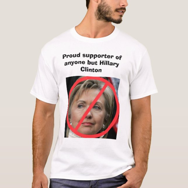 Någon men Hillary Clinton Tee (Framsida)