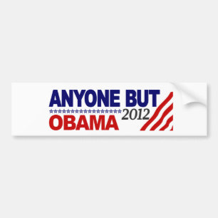 Någon men Obama 2012 Bildekal