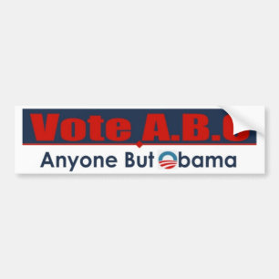 Någon men Obama Bildekal
