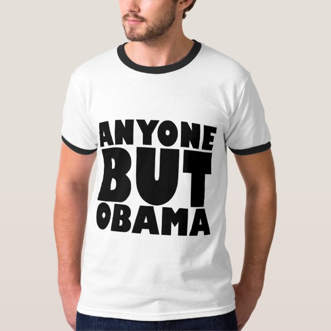 Någon men Obama utslagsplats Tee Shirt (Framsida)