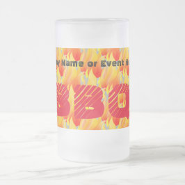 Någon namn- eller händelseBBQ - Frostat Ölglas