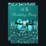 Någon pilbåge för diamant för glitter för inbjudningar<br><div class="desc">Eleganten, personliganpassningsbar några födelsedagsfest inbjudan för ålderkrickablått för kvinnor och flickor med den glamorösa fauxen blänker, avbildar sofistikerat utskrivavet skina pilbågar, och rosett band och nätt digitala avbildar diamanter som bling juvlar på en mörk krickalutningbakgrund. BEHAGA NOTERAR: Dessa är lägenheten utskrivaven bilder - inte verkliga pilbågar, diamanter eller sequins. Dessa...</div>