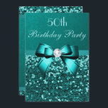 Någon pilbåge för diamant för glitter för inbjudningar<br><div class="desc">Eleganten, personliganpassningsbar några födelsedagsfest inbjudan för ålderkrickablått för kvinnor och flickor med den glamorösa fauxen blänker, avbildar sofistikerat utskrivavet skina pilbågar, och rosett band och nätt digitala avbildar diamanter som bling juvlar på en mörk krickalutningbakgrund. BEHAGA NOTERAR: Dessa är lägenheten utskrivaven bilder - inte verkliga pilbågar, diamanter eller sequins. Dessa...</div>