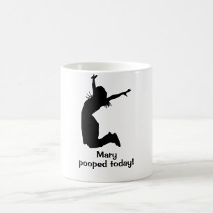 Någon pooped i dag personifierade kaffemugggåvan kaffemugg