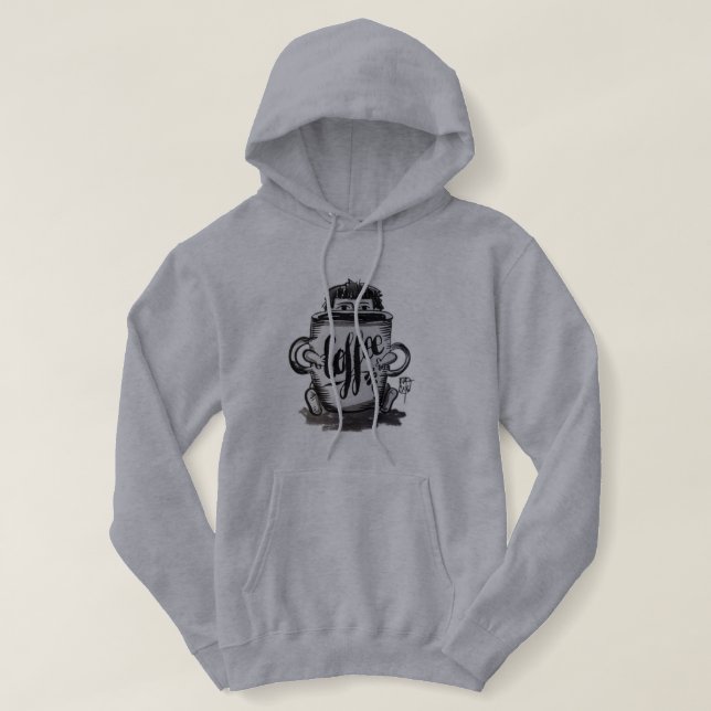 Någon sade kaffe? t-shirt (Design framsida)