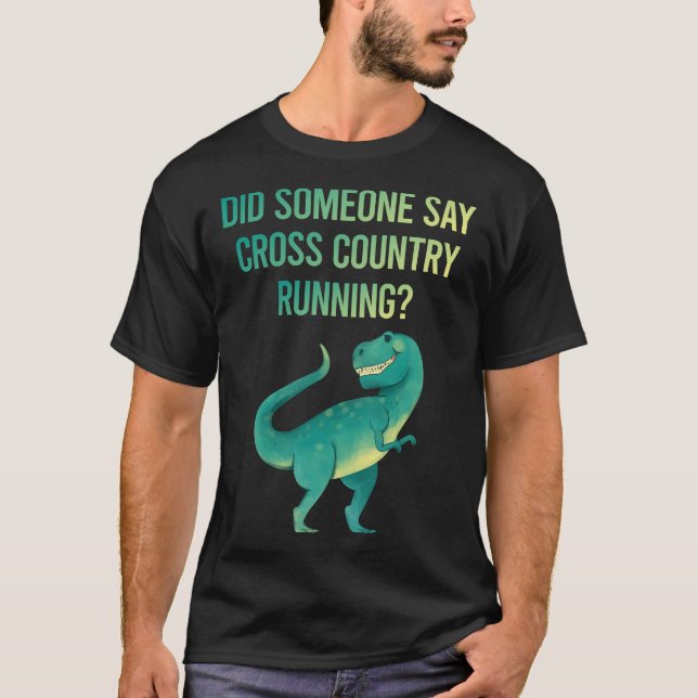 Någon säger Cross country körning av XC T Shirt (Framsida)