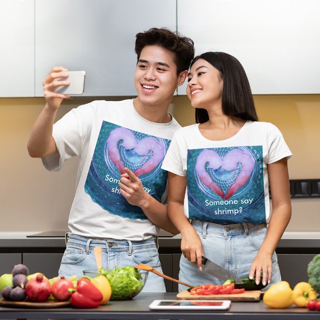 Någon säger räka t shirt (Someone Say Shrimp Unisex T-Shirt)
