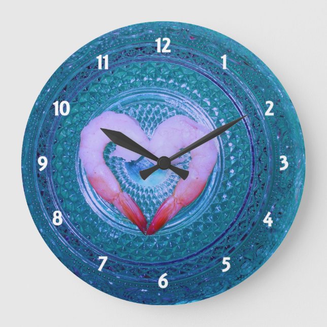 Någon säger Shrimp Clock Stor Klocka (Framsida)