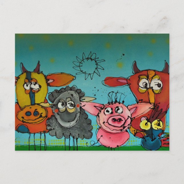 någon sedd pietje? vykort (Framsida)