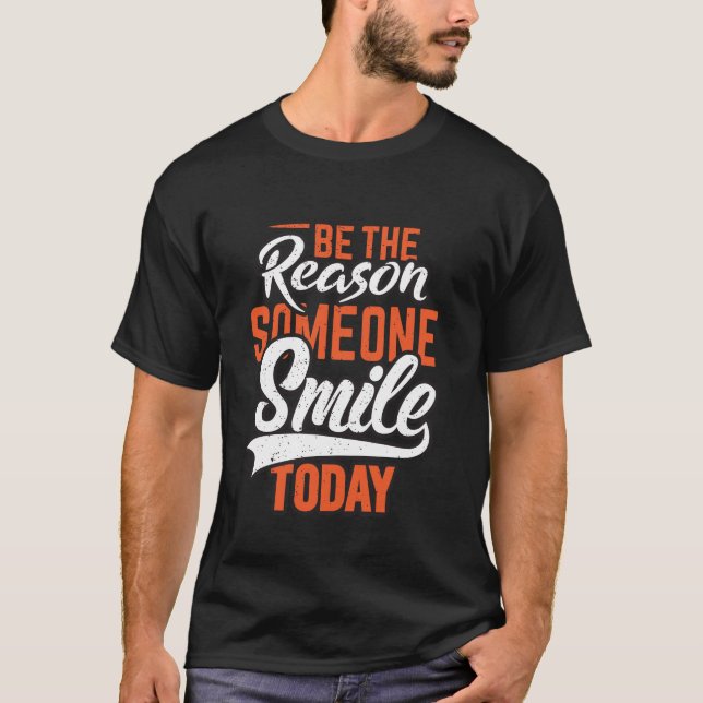 Någon Smile Today T Shirt (Framsida)