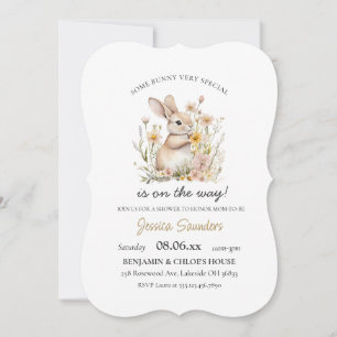 Någon Speciell Wildblommor Vår Baby Shower Inbjudningar