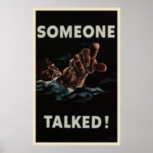Någon talade poster
