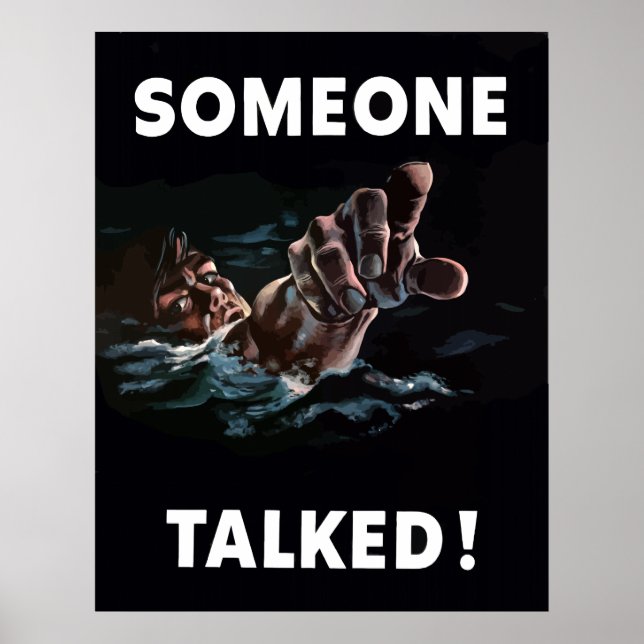 Någon talade poster (Framsidan)