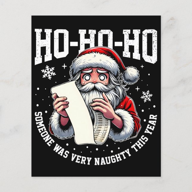 Någon var mycket stygg i år! flygblad (Framsidan)