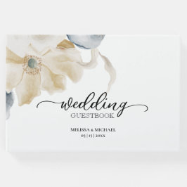 NÅGONBLUE - TRADITIONELL BLOMMIGT Bröllop Gästböcker