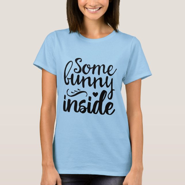 Någonkanin Inuti T Shirt (Framsida)