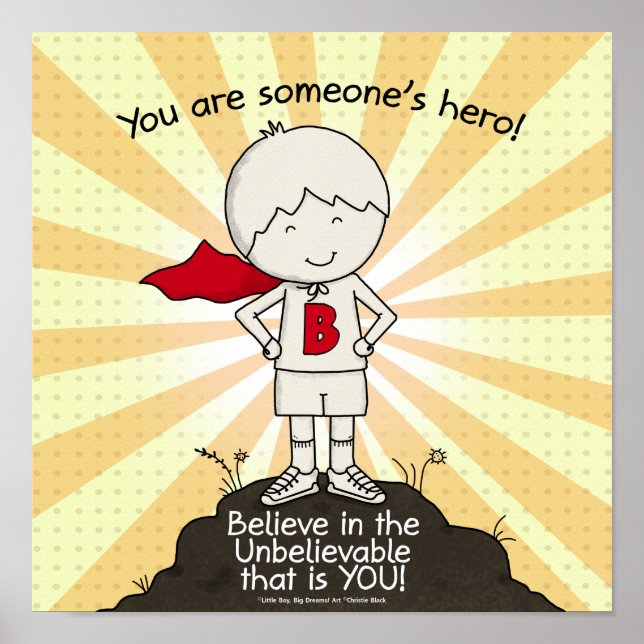 Någon's Hero Poster (Framsidan)