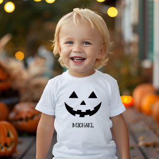 Någons Vildsinta Barn Söt Anpassat Namn Halloween T Shirt