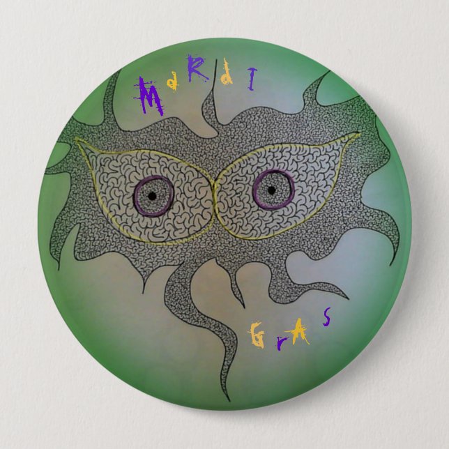 Någonsin flöda maskera knapp (Framsida)