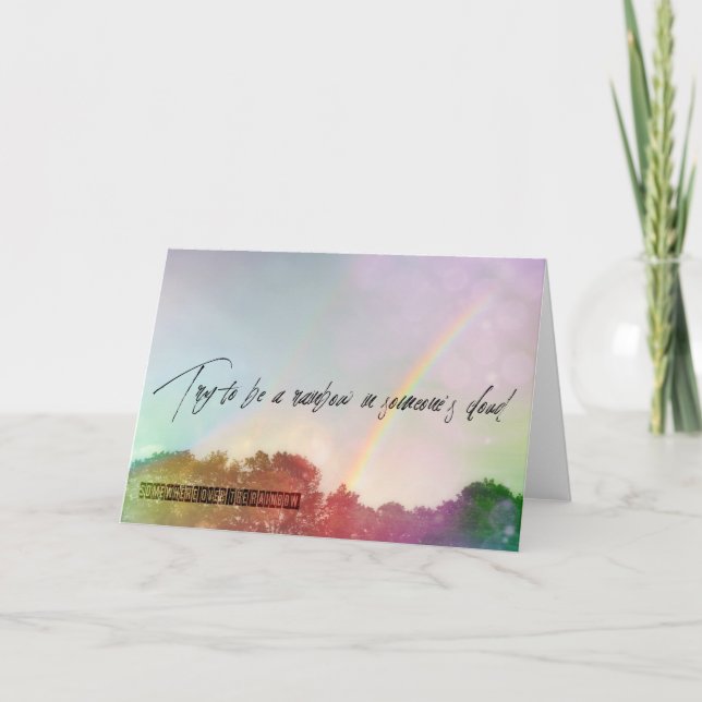 NÅGONSTANKKort Tack Kort (Framsida)