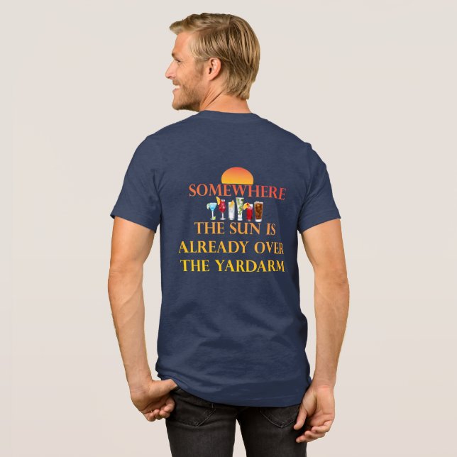 Någonstans är sol redan över gården t shirt (Baksida full)