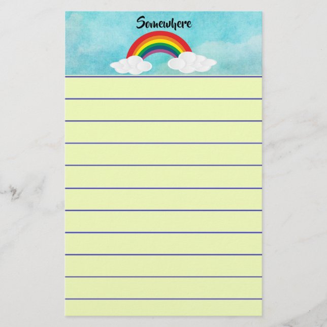 Någonstans Brevpapper (Framsida)