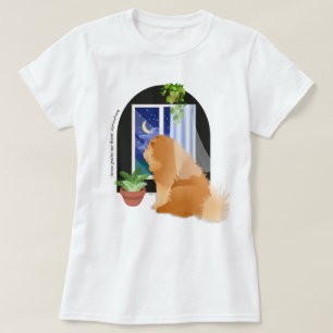 NÅGONSTANS DÄR KLAR Vita skjortor MED TEXT T Shirt