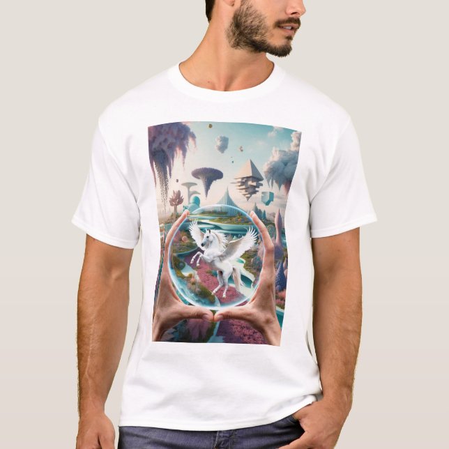 Någonstans där ute - det är inte att tro t shirt (Framsida)