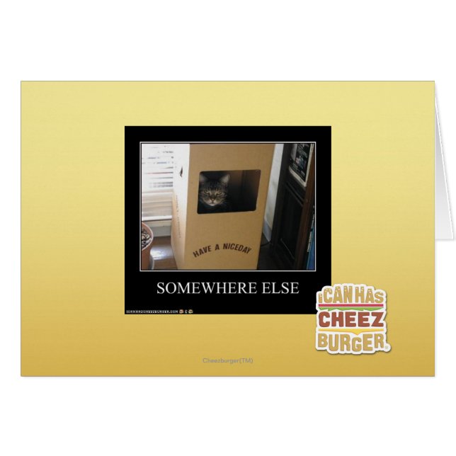 Någonstans Else Hälsningskort (Framsidan Horizontal)