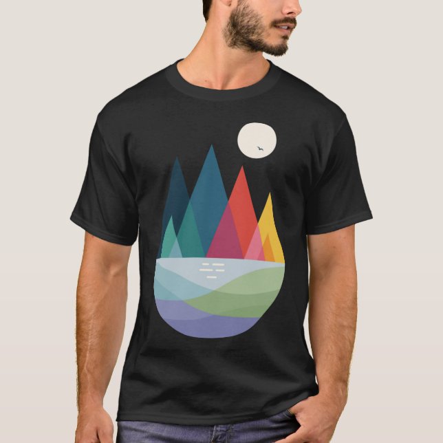 Någonstans flicka flicka t shirt (Framsida)