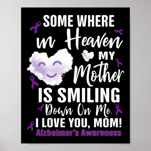Någonstans i himlen ler min mor ner poster (Framsidan)