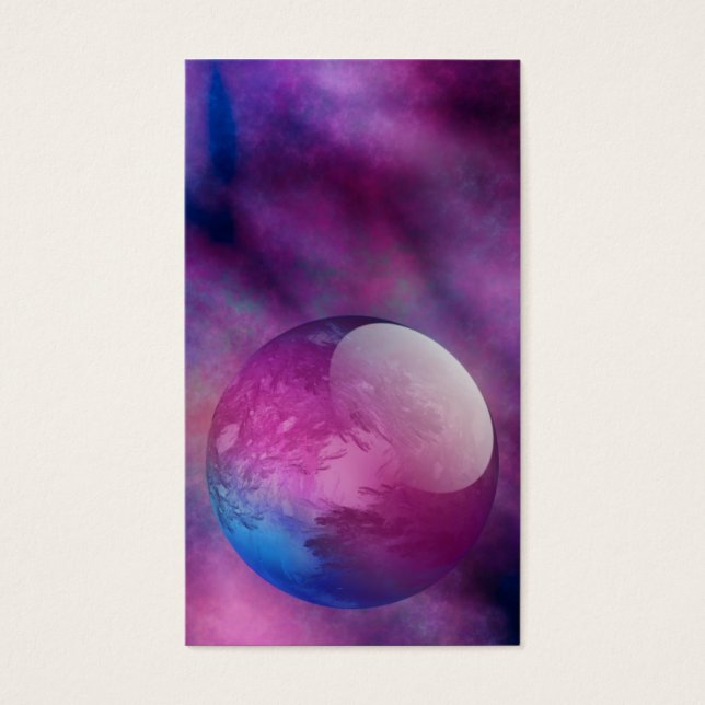 Någonstans i Rymden Bokmärken Visitkort (Framsidan)