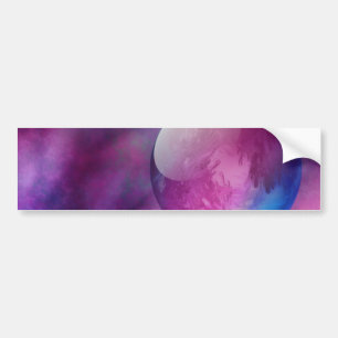Någonstans i Rymden Bumper Sticker Bildekal