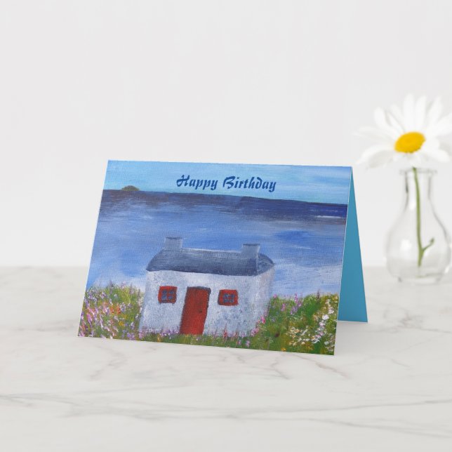 Någonstans i Skottland födelsedag Kort (Liten växt)