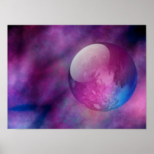 Någonstans i yttre rymden Print Poster