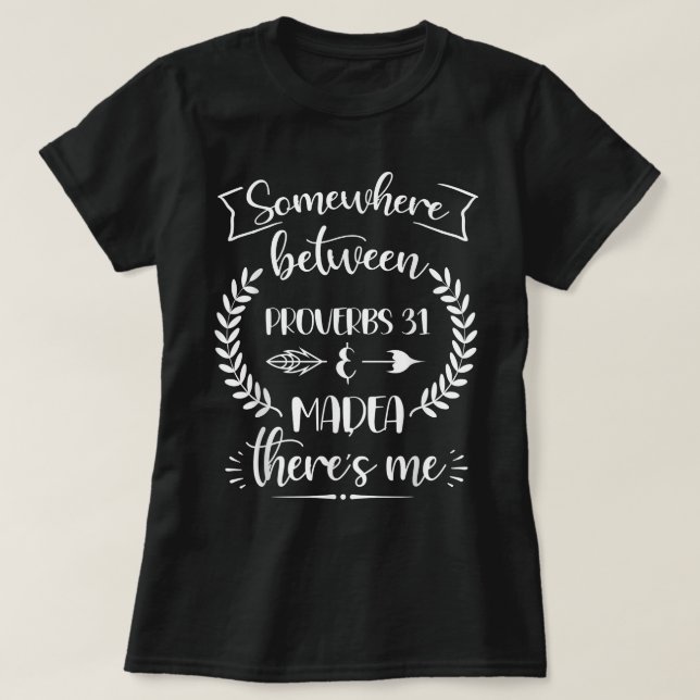 Någonstans mellan Proverbs 31 och Madea Tee Jesus (Design framsida)