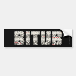 Någonstans någon (BITUB) Bildekal