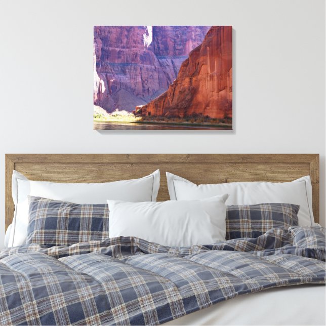 Någonstans nere en lat flod canvastryck (Insitu (sovrum))