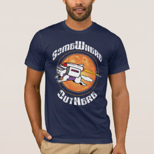 Någonstans OutHere - T-tröja med flygkattdesign T-shirt