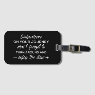 Någonstans på din resa - Luggage Tag Bagagebricka