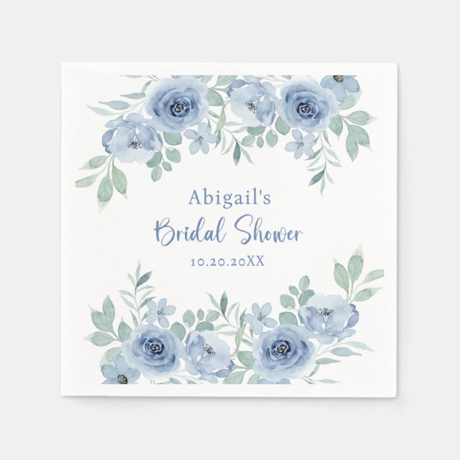 NÅGONTING BLUE INNAN JAG GÖR BLOMMIGTENS MÖHIPPA PAPPERSSERVETT (Framsidan)