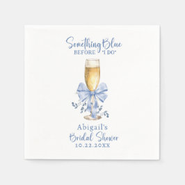 NÅGONTING BLUE INNAN JAG GÖR BLOMMIGTENS MÖHIPPA PAPPERSSERVETT