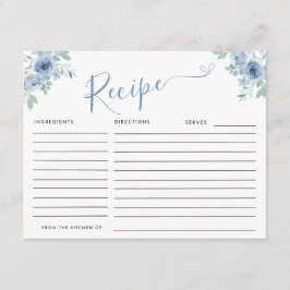 NÅGONTING BLUE INNAN JAG TAR EMOT Recipe-begäran Tilläggskort