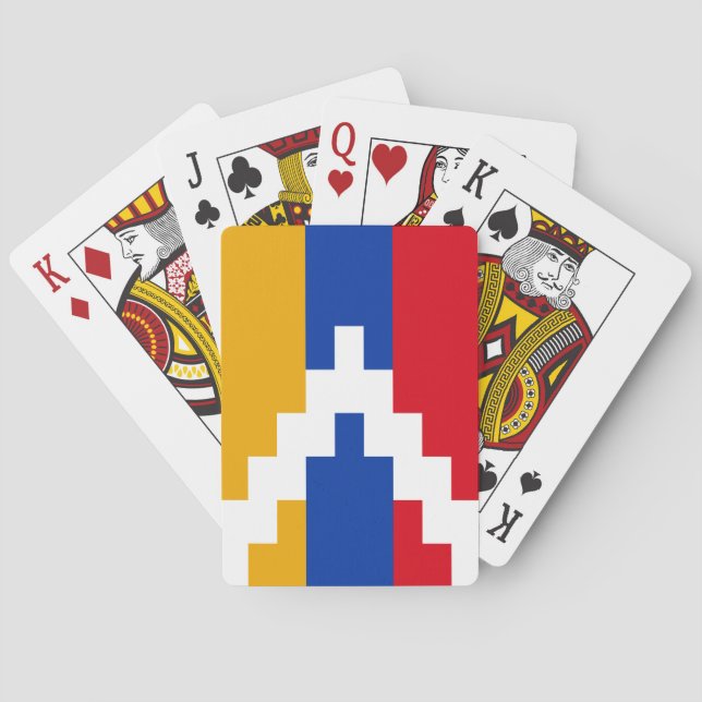 Nagorno-Karabach flagga Casinokort (Baksidan)