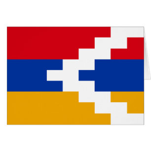 Nagorno-Karabach flagga Hälsningskort